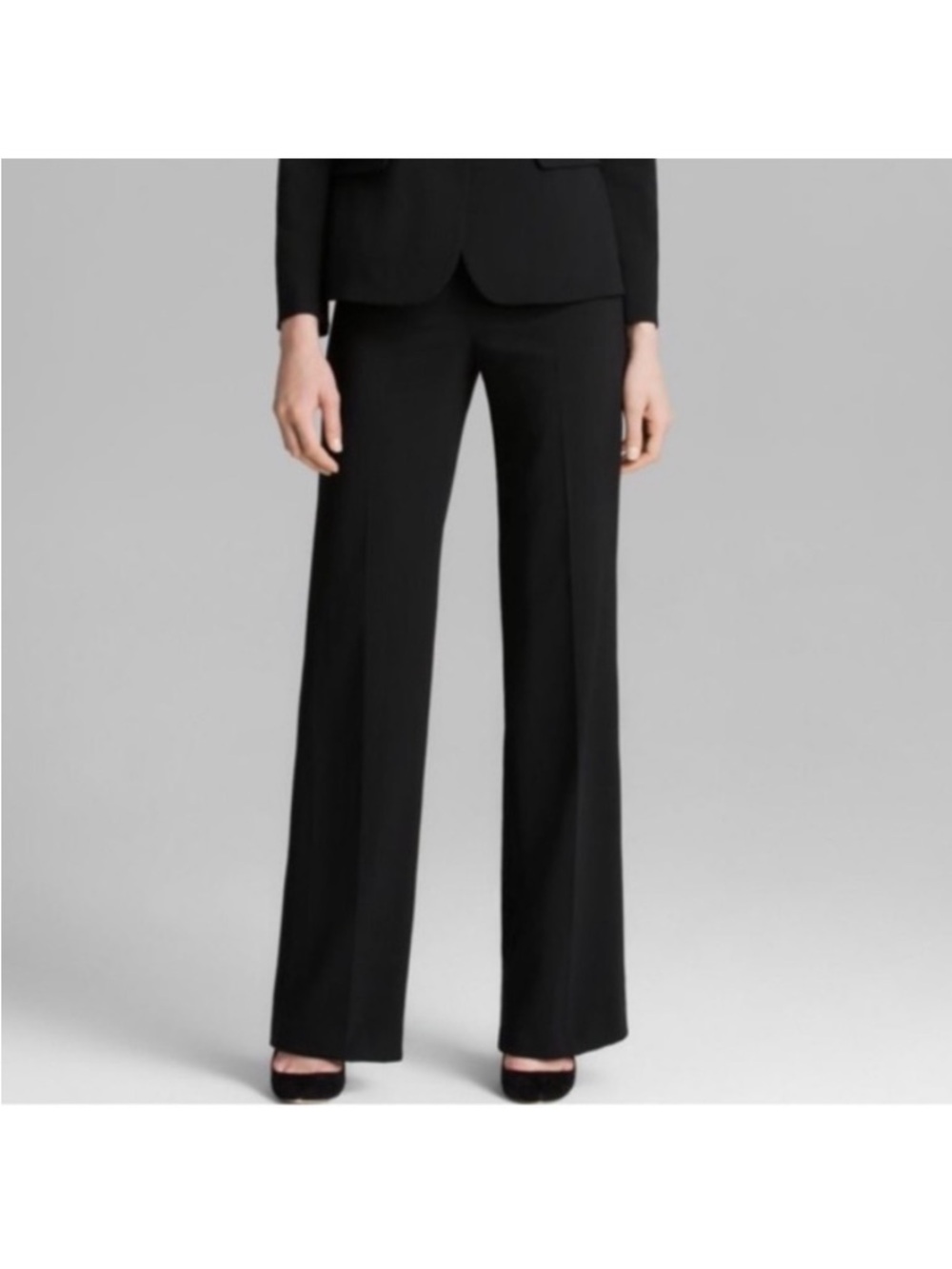 Black Armani Collezioni 100% Virgin Wool Women’s Pants Size 6
